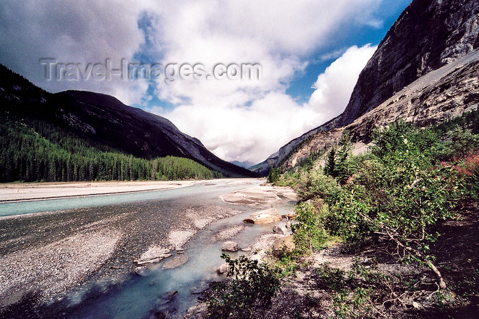 canada204: Canada / Kanada - Jasper National Park (Alberta): Bow river - photo by M.Torres - (c) Travel-Images.com - Stock Photography agency - Image Bank