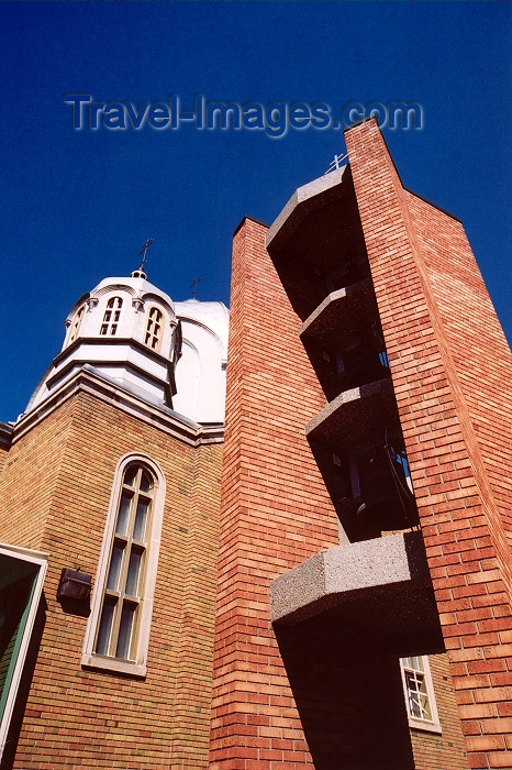 canada237: Canada / Kanada - Edmonton, Alberta: Ukranian Orthodox Cathedral - campanile - photo by M.Torres - (c) Travel-Images.com - Stock Photography agency - Image Bank