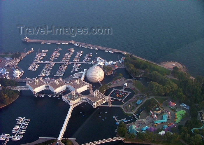 canada284: Toronto, Ontario, Canada / Kanada: Ontario Place - over the marina - photo by R.Grove - (c) Travel-Images.com - Stock Photography agency - Image Bank