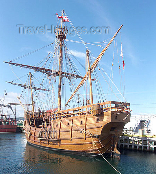 canada335: Canada / Kanada - Bonavista, Newfoundland: reproduction of Caboto's barque Matthew - photo by B.Cloutier - (c) Travel-Images.com - Stock Photography agency - Image Bank