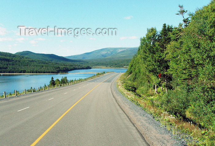 canada345: Canada / Kanada - Great Northern Peninsula, Newfoundland: on the road - photo by B.Cloutier - (c) Travel-Images.com - Stock Photography agency - Image Bank