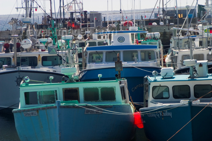 canada351: Scenic view of fishing boats in Woods Harbour in the Acadian region near Pubnico in western Nova Scotia, Canada - photo by D.Smith - (c) Travel-Images.com - Stock Photography agency - Image Bank