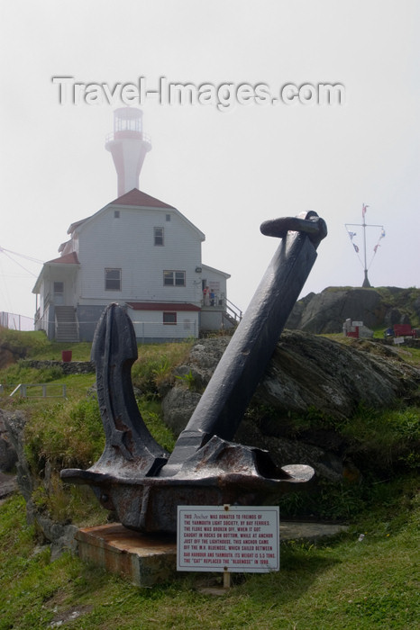 canada362: Scenic views of the Yarmouth lighthouse in fog in the Yarmouth region of western Nova Scotia, Canada - photo by D.Smith - (c) Travel-Images.com - Stock Photography agency - Image Bank