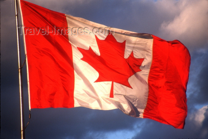 canada395: Canada / Kanada - BC: Canadian flag - photo by G.Friedman - (c) Travel-Images.com - Stock Photography agency - Image Bank