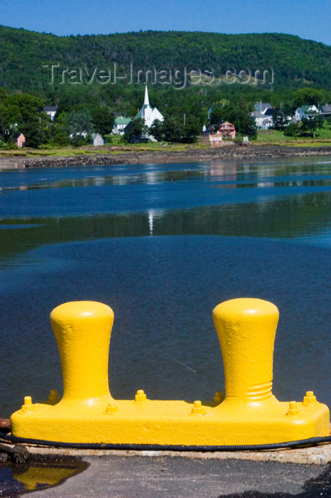 canada399: View of churches and harbour from historic Annapolis Royal in Nova Scotia, Canada - photo by D.Smith - (c) Travel-Images.com - Stock Photography agency - Image Bank