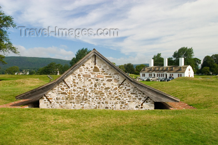 canada405: Scenic views of the munitions storage area at the historic fort at Annapolis Royal, Nova Scotia, Canada - photo by D.Smith - (c) Travel-Images.com - Stock Photography agency - Image Bank