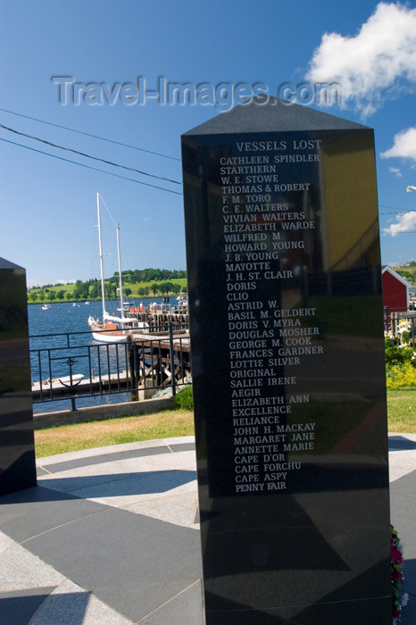 canada449: Scenic views of the fishermans memorial in the  historic fishing village of Lunenburg, Nova Scotia, Canada - photo by D.Smith - (c) Travel-Images.com - Stock Photography agency - Image Bank