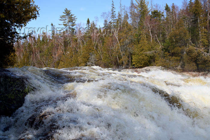 canada486: Canada - Ontario - Algoma District - Sand River: rapids - photo by R.Grove - (c) Travel-Images.com - Stock Photography agency - Image Bank