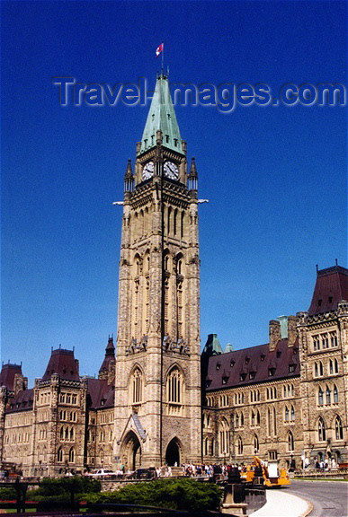 canada52: Canada / Kanada - Ottawa (National Capital Region): Peace Tower and Parliament building - photo by G.Frysinger - (c) Travel-Images.com - Stock Photography agency - Image Bank