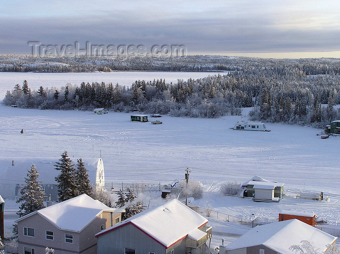 canada529: Yellowknife, Northwest Territories, Canada: frozen landscape - photo by Air West Coast - (c) Travel-Images.com - Stock Photography agency - Image Bank