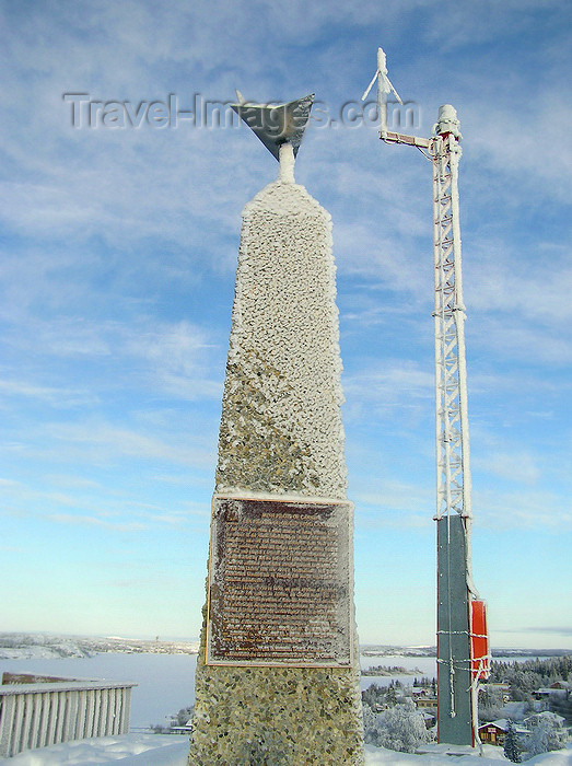 canada531: Yellowknife, Northwest Territories, Canada: Memorial plaque for the Bush Pilots of Canada - photo by Air West Coast - (c) Travel-Images.com - Stock Photography agency - Image Bank