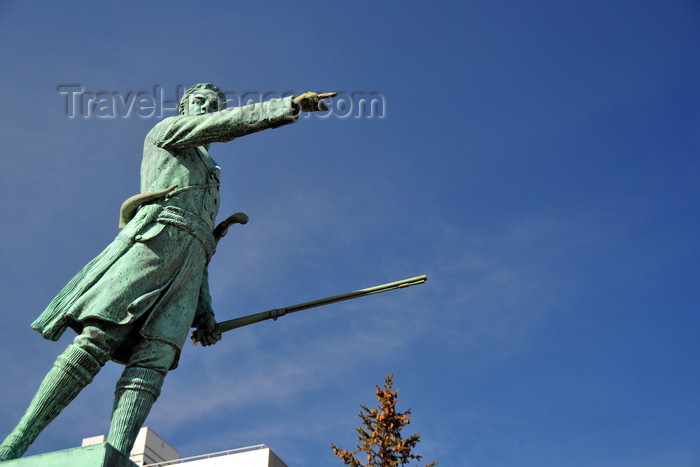 canada572: Montreal, Quebec, Canada: statue of Jean-Olivier Chénier, a Patriote commander in the Lower Canada Rebellion - sculpted by Alfonso Pelzer - Rue St-Denis - photo by M.Torres - (c) Travel-Images.com - Stock Photography agency - Image Bank