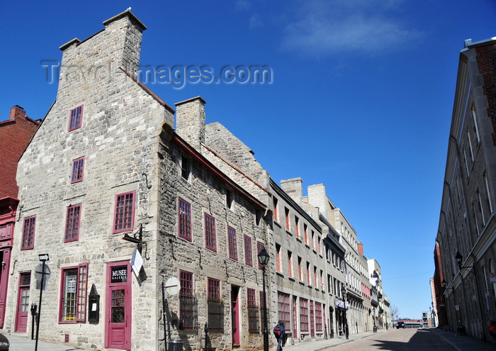 canada604: Montreal, Quebec, Canada: Maison Pierre du Calvet and Hospice Saint-Antoine-de-Bonsecours / Foyer aux Deux Marguerites - corner of rue Saint-Paul Est and rue de Bonsecours - Vieux-Montréal - photo by M.Torres - (c) Travel-Images.com - Stock Photography agency - Image Bank