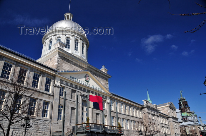 canada608: Montreal, Quebec, Canada: Bonsecours market, now an exhibition hall and multi purpose events venue - Headquarters of the Conseil des métiers d'art du Québec and the Institute of Design Montréal - Rue de La Commune - Vieux-Montréal - photo by M.Torres - (c) Travel-Images.com - Stock Photography agency - Image Bank