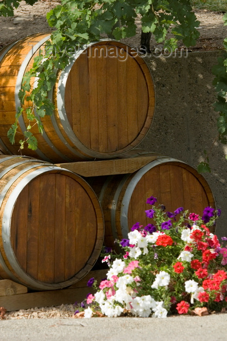 canada645: Okanagan Valley, BC, Canada: wine barrels - photo by D.Smith - (c) Travel-Images.com - Stock Photography agency - Image Bank