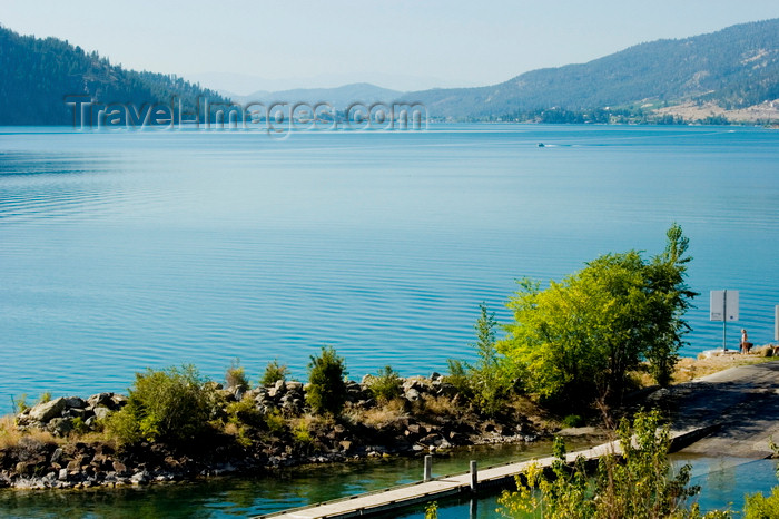 canada648: Okanagan Valley, BC, Canada: view of lake Kalamalka near Vernon -  a 'marl lake'  - photo by D.Smith - (c) Travel-Images.com - Stock Photography agency - Image Bank