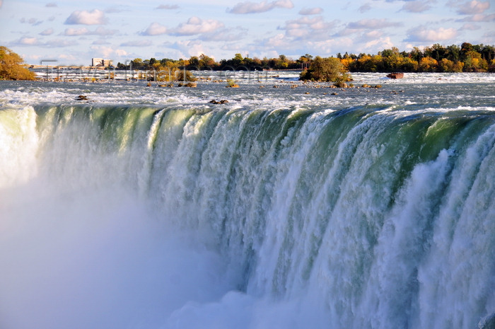 canada690: Niagara Falls, Ontario, Canada: Horseshoe Falls and the rapids - photo by M.Torres - (c) Travel-Images.com - Stock Photography agency - Image Bank