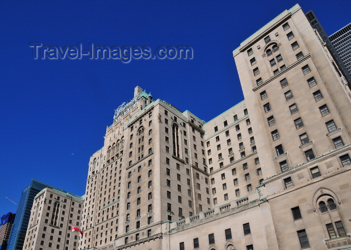 canada728: Toronto, Ontario, Canada: Fairmont Royal York hotel - Château-style building, with a Soviet touch - photo by M.Torres - (c) Travel-Images.com - Stock Photography agency - Image Bank