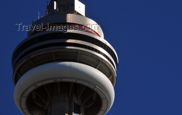 canada732: Toronto, Ontario, Canada: CN Tower - Main Pod - observation decks - photo by M.Torres - (c) Travel-Images.com - Stock Photography agency - Image Bank