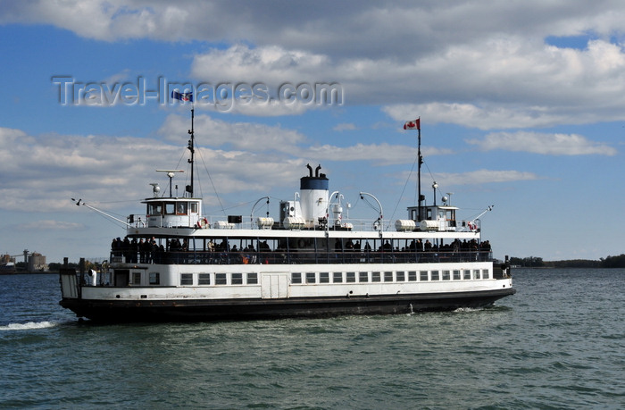 canada737: Toronto, Ontario, Canada: ferry to Toronto islands - the Sam McBride - double deck, double ended, diesel screw passenger ferry - photo by M.Torres - (c) Travel-Images.com - Stock Photography agency - Image Bank