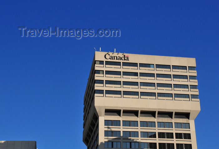 canada800: Winnipeg, Manitoba, Canada: Canadian Grain Commission Building - Main Street / Route 52 - Smith Carter Parkin architects - Point Douglas - West Kildonan - photo by M.Torres - (c) Travel-Images.com - Stock Photography agency - Image Bank