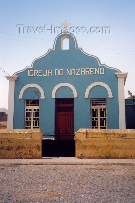 capeverde36: Cabo Verde - Cape Verde - Assomada (concelho de Santa Catarina), Santiago island: the Church of the Nazarene - igreja do Nazareno - photo by M.Torres - (c) Travel-Images.com - Stock Photography agency - Image Bank