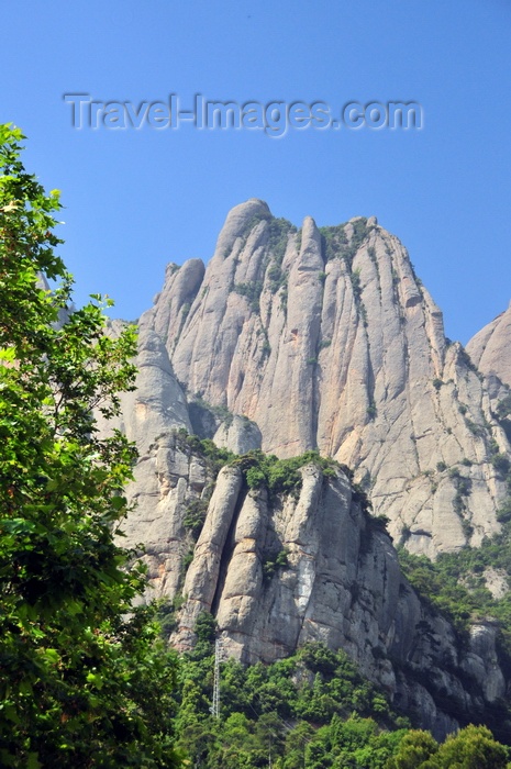 catalon1: Montserrat, Catalonia: Serrat del Patriarca formation, Montserrat mountain, part of the Catalan Pre-Coastal Range - photo by M.Torres - (c) Travel-Images.com - Stock Photography agency - Image Bank