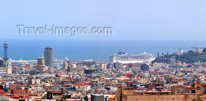 catalon180: Barcelona, Catalonia: harbour panorama - Mediterranean sea - photo by M.Torres - (c) Travel-Images.com - Stock Photography agency - Image Bank
