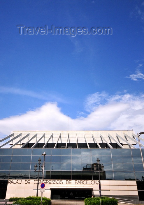 catalon278: Barcelona, Catalonia: Barcelona Congress Center, Fira de Barcelona area, Montjuic -  Palau de Congressos - photo by M.Torres - (c) Travel-Images.com - Stock Photography agency - Image Bank