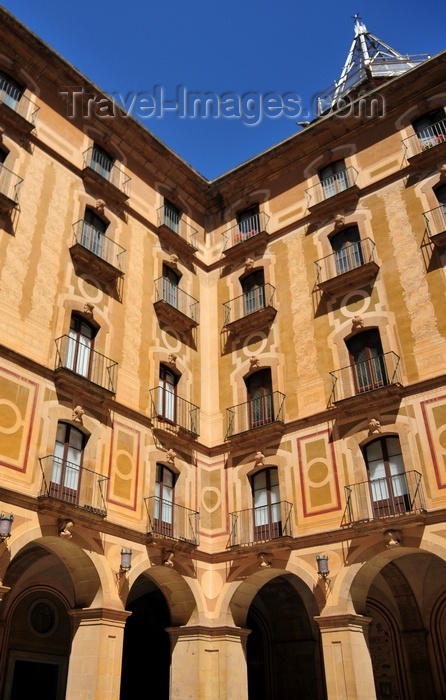 catalon48: Montserrat, Catalonia: Santa Maria de Montserrat Benedictine abbey interior court - photo by M.Torres - (c) Travel-Images.com - Stock Photography agency - Image Bank