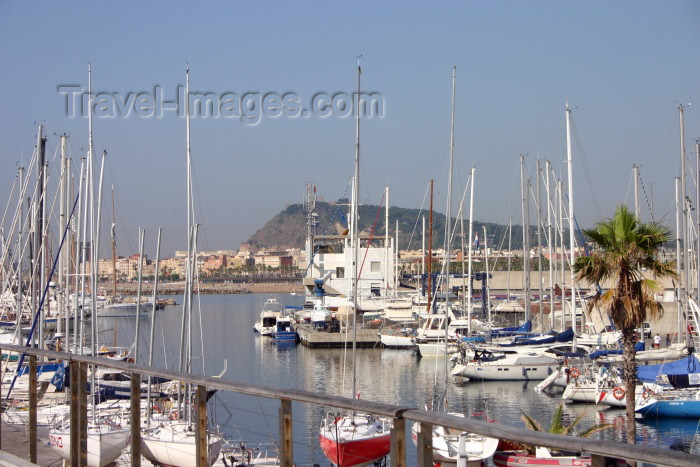 catalon55: Catalonia - Barcelona: in the marina - Tibidabo in the background - photo by C.Blam - (c) Travel-Images.com - Stock Photography agency - Image Bank