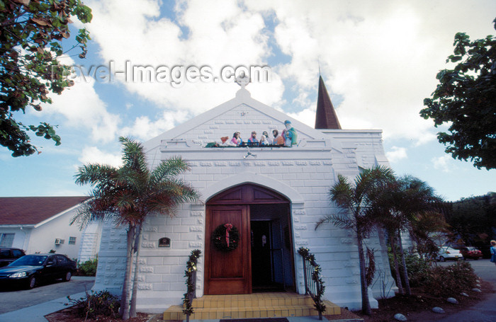 cayman19: Cayman Islands - Grand Cayman - George Town - church - photo by F.Rigaud - (c) Travel-Images.com - Stock Photography agency - Image Bank