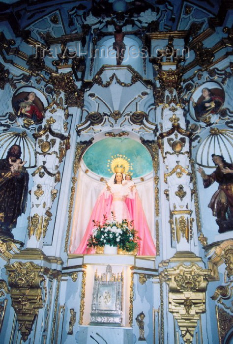 ceuta2: Ceuta: Remedies church - the Virgin / Igreja dos Remedios / Iglesia de los Remedios - Calle Real / Calle Tte. Arrabal - photo by M.Torres - (c) Travel-Images.com - Stock Photography agency - Image Bank