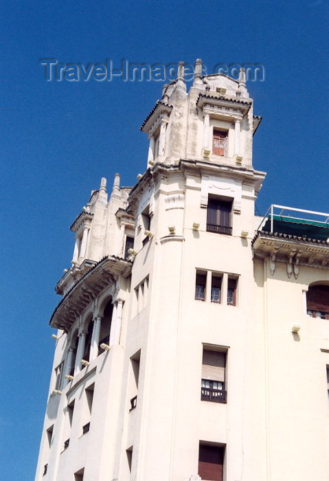 ceuta9: Ceuta: Trujillo building / Edificio Trujillo - Paseo del Revellin, plaza de la Constitución - arquitecto balear Andrés Galmés Nadal - photo by M.Torres - (c) Travel-Images.com - Stock Photography agency - Image Bank