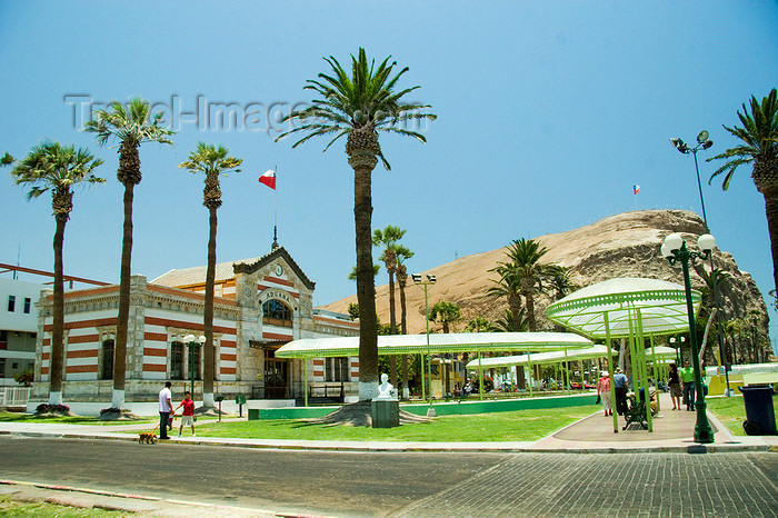 chile116: Chile - Arica: Morro de Arica and the House of Culture - Casa de la Cultura Alfredo Raiteri Cortes - photo by D.Smith - (c) Travel-Images.com - Stock Photography agency - Image Bank