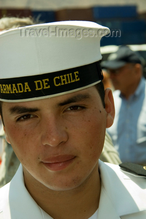 chile119: Antofagasta, Chile: sailor - Chilean navy - 	
Marinero - Armada de Chile - photo by D.Smith - (c) Travel-Images.com - Stock Photography agency - Image Bank