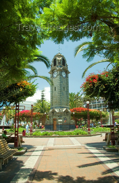 chile124: Antofagasta, Chile: clock tower at Plaza Colón | Torre Reloj ubicada en la Plaza Colón, donación de la colonia inglesa - photo by D.Smith - (c) Travel-Images.com - Stock Photography agency - Image Bank