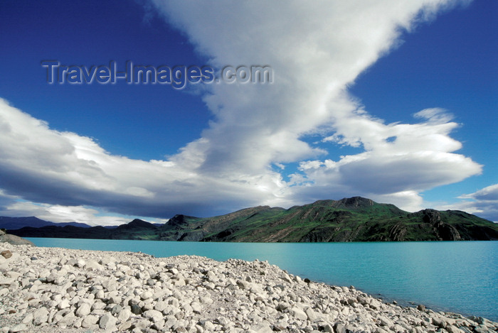 chile46: Torres del Paine National Park, Magallanes region, Chile: dramatic cloud formations above Lake Nordenskjöld - Chilean Patagonia - photo by C.Lovell - (c) Travel-Images.com - Stock Photography agency - Image Bank