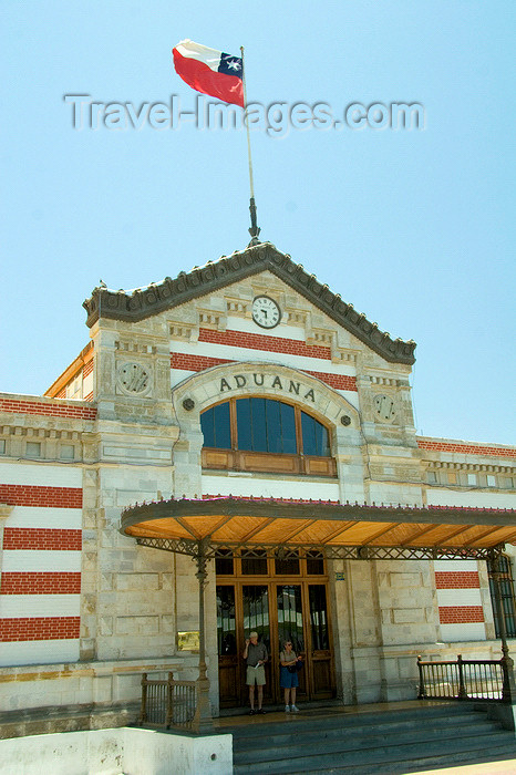 chile6: Chile - Arica: House of Culture, former Customs House - designed by Gustave Eiffel and Prefabricated in France - Casa de la Cultura Alfredo Raiteri Cortes - ex Aduana - construido en los talleres de Gustave Eiffel et Cie de París y traído como prefabricado - photo by D.Smith - (c) Travel-Images.com - Stock Photography agency - Image Bank