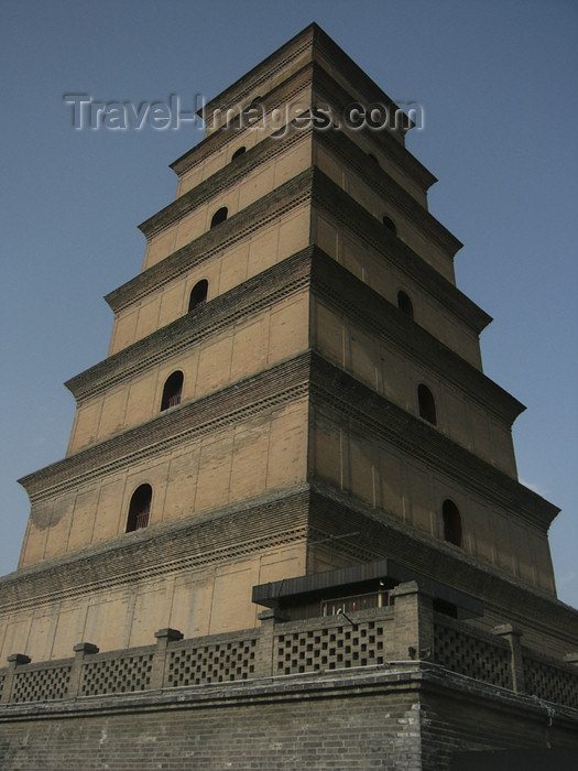 china196: China - Xi'an (capital of Shaanxi province): Big Goose Pagoda - photo by M.Samper - (c) Travel-Images.com - Stock Photography agency - Image Bank