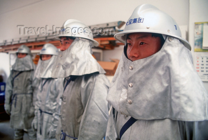 china243: Dongguan, Guangdong province, China: Chinese firemen - in the barracks - photo by B.Henry - (c) Travel-Images.com - Stock Photography agency - Image Bank