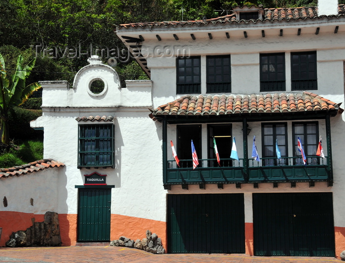 colombia112: Bogotá, Colombia: funicular ticket office - base of Monserrate Hill - taquilla - Santa Fe - photo by M.Torres - (c) Travel-Images.com - Stock Photography agency - Image Bank