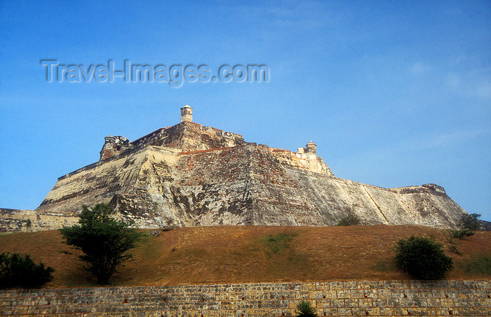 colombia12: Colombia - Cartagena: Castillo de San Felipe on San Lárazo hill - UNESCO World Heritage Site - photo by D.Forman - (c) Travel-Images.com - Stock Photography agency - Image Bank