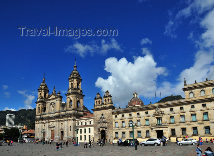 colombia38: Bogotá, Colombia: Plaza Bolivar - Cathedral, Chapel of the Blessed Sacrament and the Archbishop's Palace - Catedral Primada, Capilla del Sagrario, Palacio Arzobispal - La Candelaria - photo by M.Torres - (c) Travel-Images.com - Stock Photography agency - Image Bank