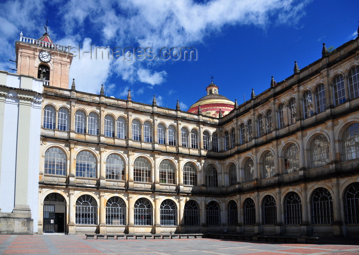 colombia43: Bogotá, Colombia: Colegio Mayor de San Bartolomé - secondary school, formerly a university, established by the Jesuits in 1604 - Iglesia de San Ignacio in the background - Centro Administrativo - La Candelaria - photo by M.Torres - (c) Travel-Images.com - Stock Photography agency - Image Bank