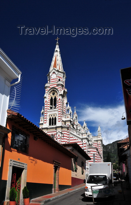 colombia50: Bogotá, Colombia: Calle 8 and Iglesia del Carmen - Centro Administrativo - La Candelaria - photo by M.Torres - (c) Travel-Images.com - Stock Photography agency - Image Bank