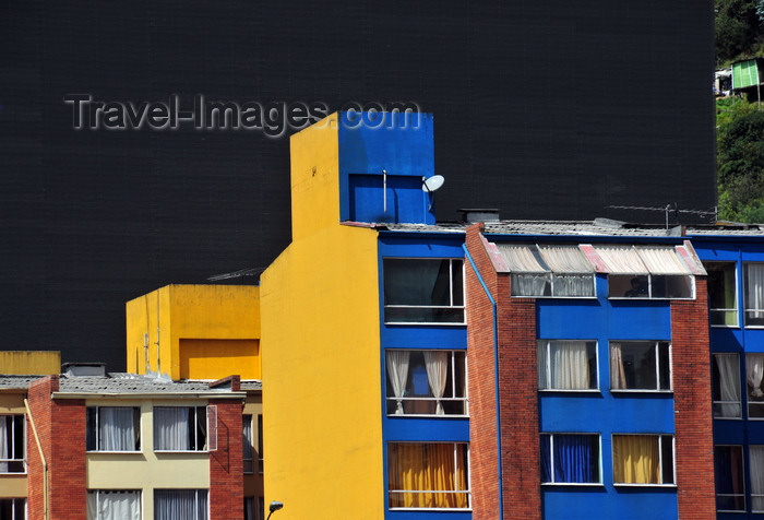 colombia71: Bogotá, Colombia: colourful residential buildings by the University of the los Andes - barrio Las Aguas - La Candelaria - photo by M.Torres - (c) Travel-Images.com - Stock Photography agency - Image Bank