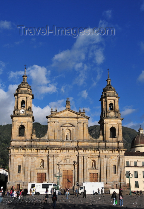 colombia74: Bogotá, Colombia: Plaza Bolivar - Archbishopric Cathedral of Bogotá - designed by Domingo de Petrés - Catedral Primada - La Candelaria - photo by M.Torres - (c) Travel-Images.com - Stock Photography agency - Image Bank