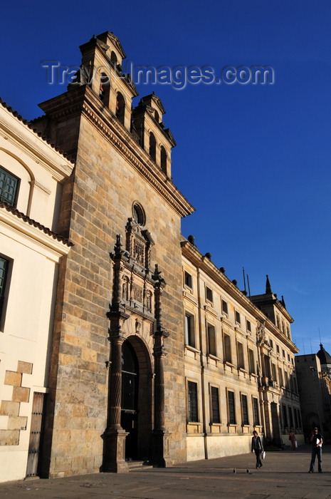 colombia80: Bogotá, Colombia: Plaza Bolivar - Chapel of the Blessed Sacrament - ashlar façade - Capilla del Sagrario - localidad de La Candelaria - photo by M.Torres - (c) Travel-Images.com - Stock Photography agency - Image Bank