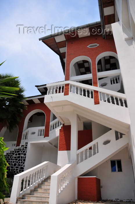 congo-dr34: Goma, Nord-Kivu, Democratic Republic of the Congo: stairs at Kap Kivu Hotel - photo by M.Torres - (c) Travel-Images.com - Stock Photography agency - Image Bank